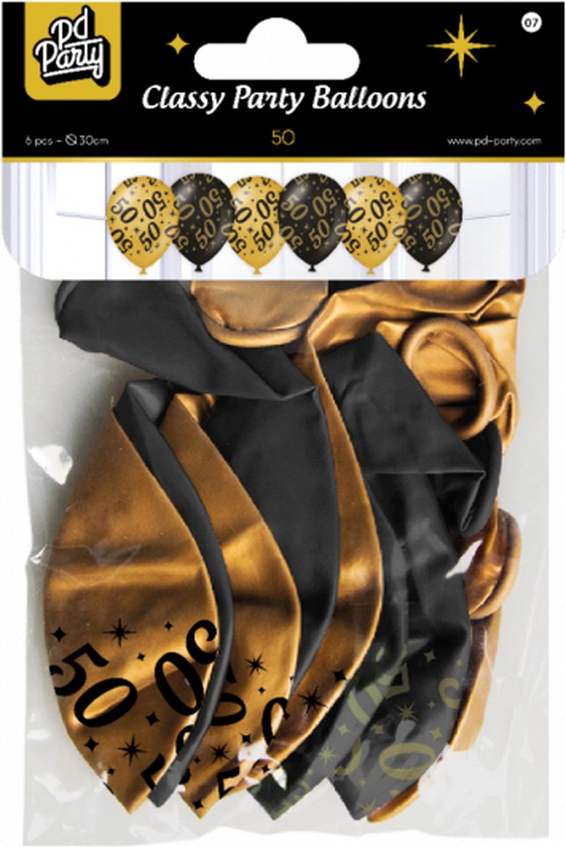 Classy party balloons - 50 - 6 stuks