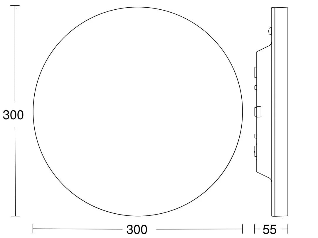 Steinel - Plafondlamp RS PRO R10 Wit Kunststof