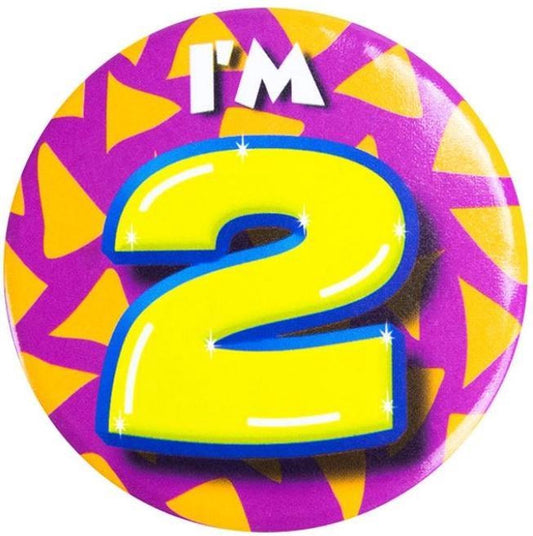 I'm 2 Button 2 Jaar 5,5cm