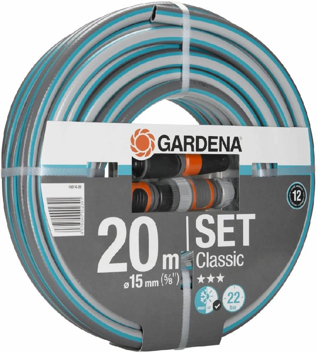 Gardena Classic 20 meter tuinslang met koppelingen