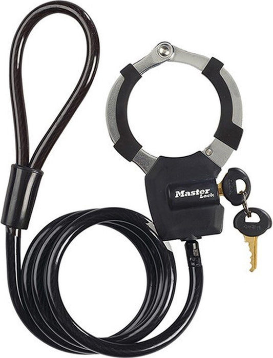 Kabelslot voor fiets of E-step, MasterLock 8275EURDPRO-BLK Zwart